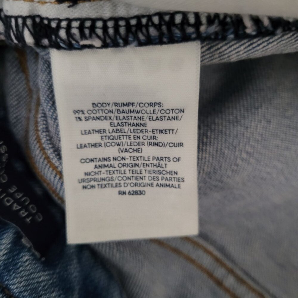 Lands End Mens Square Rigger Straight Leg Denim Jeans Size 37x29 Traditional Fit - Picture 7 of 12